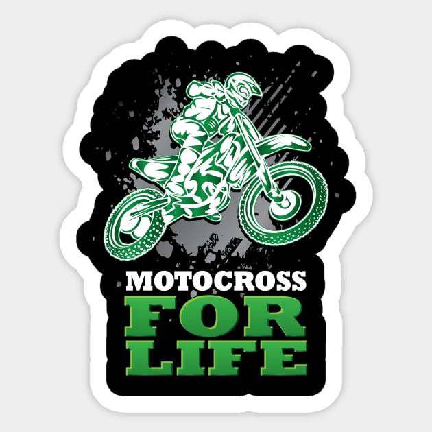 Motocross For Life Sticker by OffRoadStyles